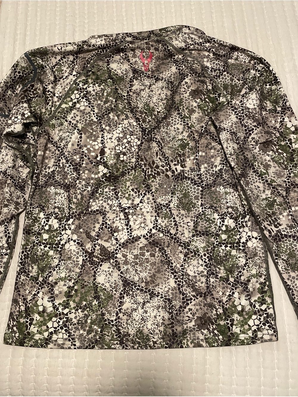 Badlands Camo Half-Zip Pullover with Red Logo - Picture 2 of 6